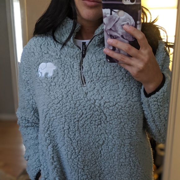 ivory ella fuzzy sweatshirt